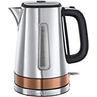 Russell Hobbs Luna Copper - Hervidor de Agua Eléctrico (2400 W- 1-7l- Acero Inoxidable- Cobre- Gris) - ref. 24280-70